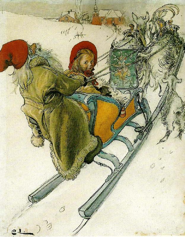 Carl Larsson kerstis sladfard